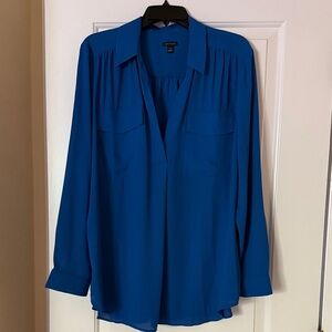 Ann Taylor Vibrant Blue Blouse